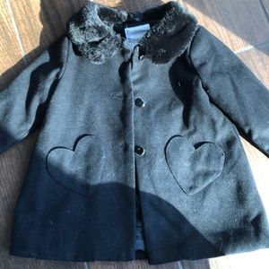 NWT Black Pea Coat